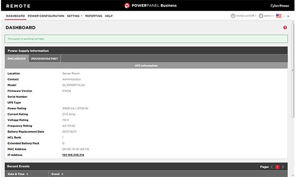 PowerPanel Business for Mac